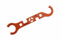 EPES Hardox AR15 multi-tool barrel wrench – full view orange finish