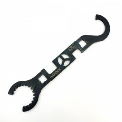 EPES Hardox AR15 multi-tool & barrel wrench – full view blackened finish