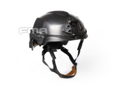 FMA EX ballistic helmet black – left-side full view
