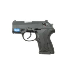 WE 3PX4 compact gas pistol – left-side full view black