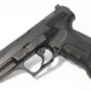 WE P99 'God Of War' GBB airsoft pistol – left-side full view, metal slide, fixed sights
