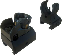 ZCI HK416 style iron sights front and rear set – left-side full view