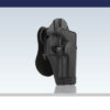 Ammomax P226 holster black paddle mount – right-side full view