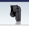 Ammomax M9/M92 holster black – left-side full view paddle mount