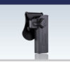 Ammomax STI Hi-Capa 2011 holster left-handed – paddle mount black finish