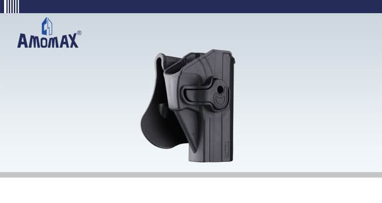 Ammomax USP holster right-handed – black finish full view