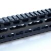 ZCI KeyMod CNC aluminium handguard 9 inch – left-side full view showing KeyMod slots and top Picatinny rail