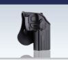Amomax Taurus 24/7 CZ 75D Compact holster – left-side full view, black