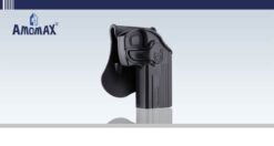 Amomax Taurus 24/7 CZ 75D Compact holster – left-side full view, black