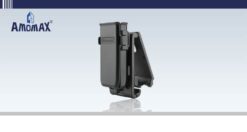 Ammomax Universal Single Magazine Pouch – left-side full view, black