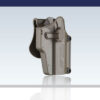 Ammomax Per-Fit Multi-Fit Adjustable Holster – right-side full view, FDE