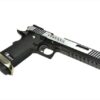 WE Hi-Capa Force T-Rex 6 inch GBB pistol – left-side full view, silver finish
