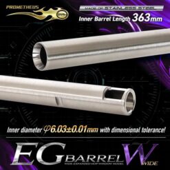 Laylax Stainless Steel Inner Barrel for AEG Type W (363mm)