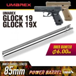 Laylax Nine Ball 6.00mm Power Inner Barrel for Umarex G19 & G19X (85mm)
