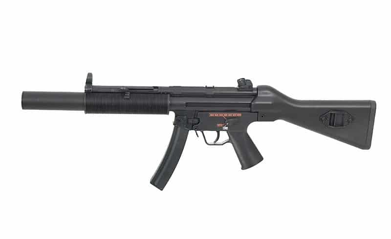 Jing Gong MP5SD5 AEG submachine gun – left-side full view