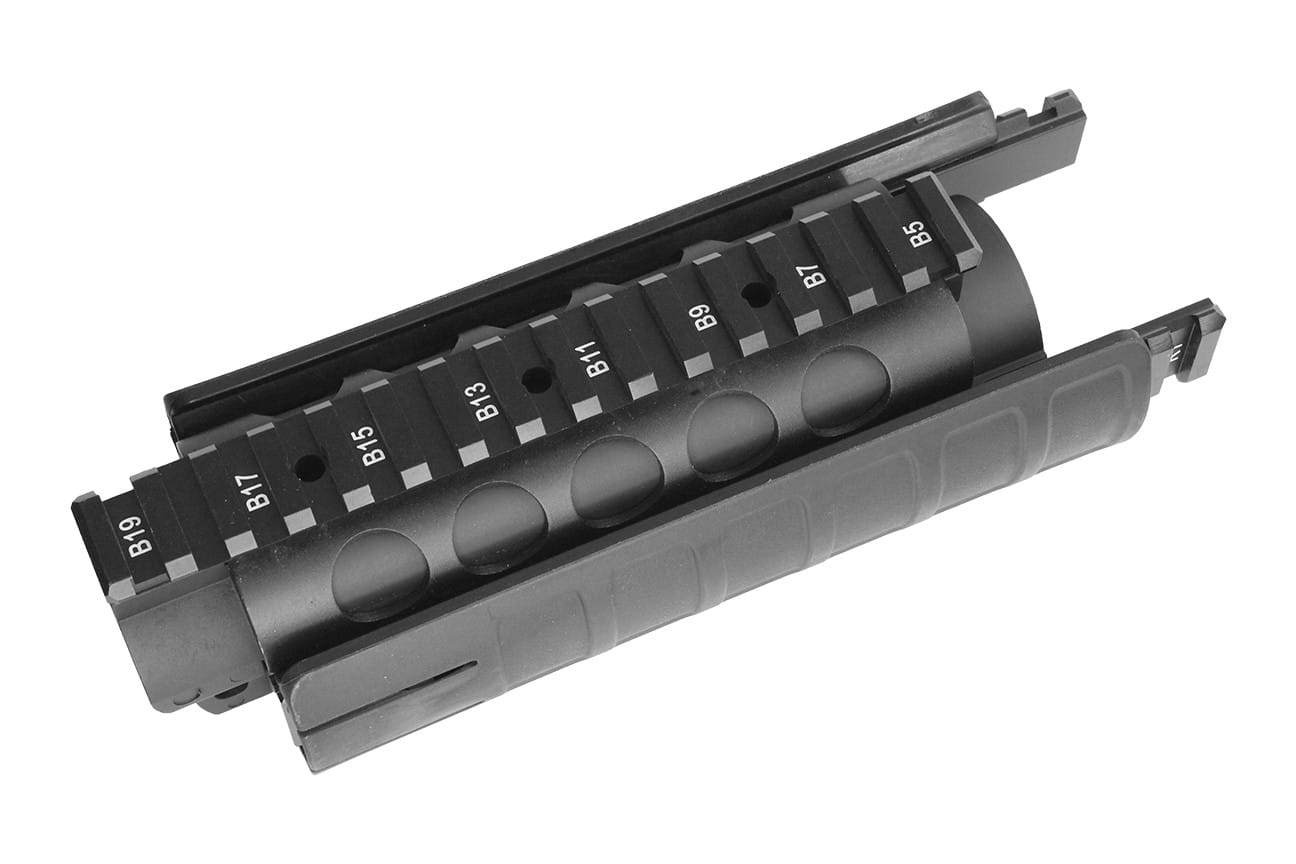 Jing Gong Full Metal R.I.S. Handguard MP5 A1–A5 – left-side full view