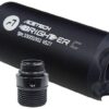 Acetech BRIGHTER C tracer unit – black finish, muzzle-mounted view
