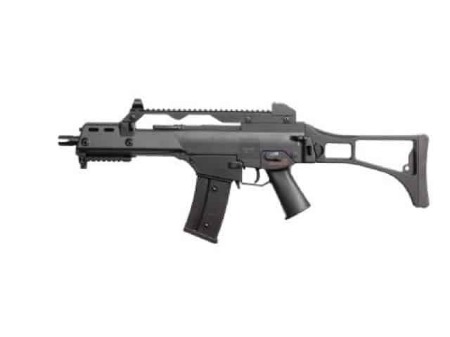 Jing Gong JG608 G36C submachine gun AEG – left-side full view
