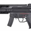 Jing Gong MP5K RIS airsoft SMG – left-side full view with integrated rail and detachable stock