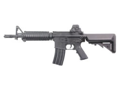 Double Bell M4 RIS AEG – left-side full view, black polymer construction