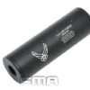FMA ±14mm 107mm silencer with Special Force Logo – left-side full view