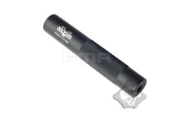 FMA 35×198mm silencer – left-side full view showing knurled grip and dual-threaded design