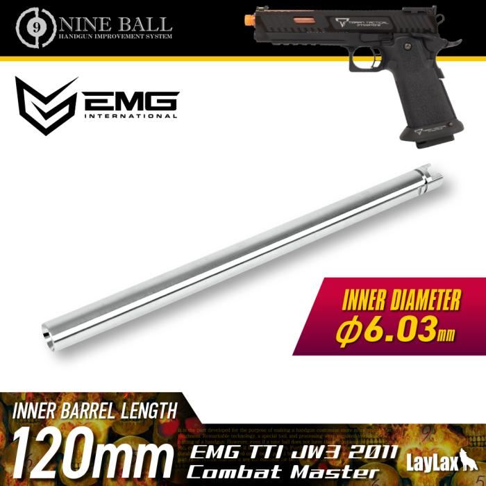 Laylax Nine Ball 6.03mm Tightbore Inner Barrel for EMG TTI JW3 2011 Combat Master (120mm)