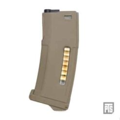 PTS Enhanced Polymer Magazine GEN2 (EPM AEG) Dark Earth – left-side full view