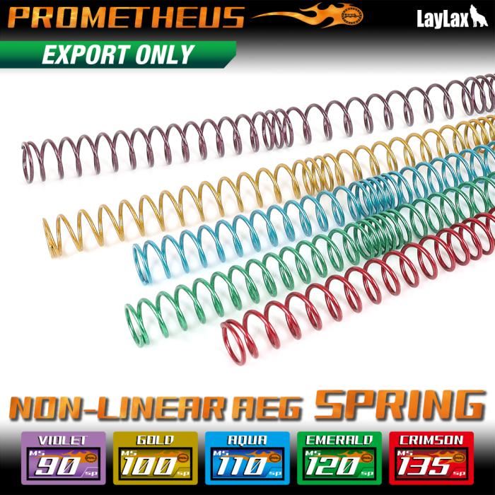 Laylax Prometheus Non-Linear AEG Upgrade Spring MS120 (Emerald)