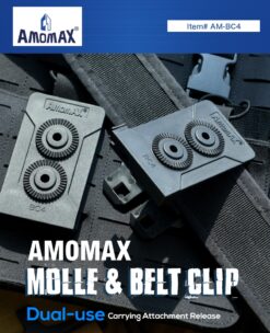 Ammomax MOLLE & Belt Clip Mount – Dual-Use Tactical Attachment - view 6