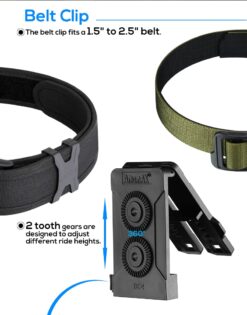 Ammomax MOLLE & Belt Clip Mount – Dual-Use Tactical Attachment - view 4