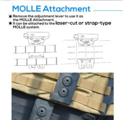 Ammomax MOLLE & Belt Clip Mount – Dual-Use Tactical Attachment - view 5