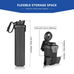 Ammomax Airsoft BB Portable Storage Pouch – front view with webbing loop