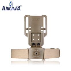 Ammomax Low Ride Duty Drop Holster Attachment FDE – left-side full view