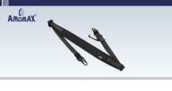 Ammomax Quick Adjustable Two Point Sling with HK style clip – full left-side view showing shoulder pad and adjustment loop
