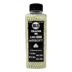 BLS 0.20g tracer BB bottle 3400 rounds green glow