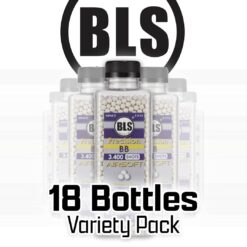 BLS BBs Shop Starter Variety Pack – five-bottle assortment showing 0.20g to 0.32g calibre range