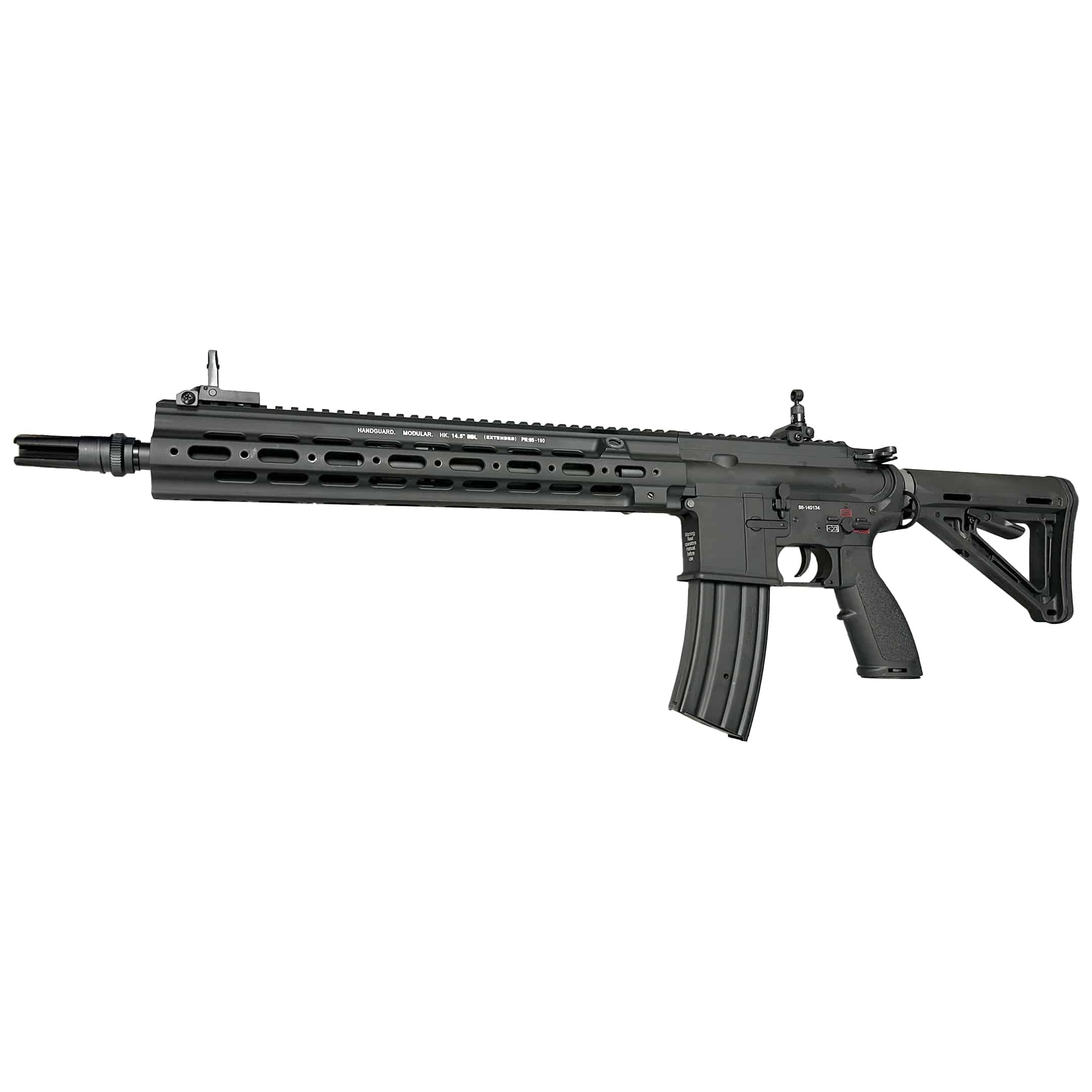 E&C 416 Custom AEG Rifle – Geissele Rail & Suppressor Black - view 4