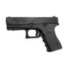E&C EC19 G3 GBB pistol – left-side full view, black, alloy slide and rail