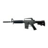 E&C XM177E2 Commando AEG submachine gun – left-side full view, grey body, fixed stock, RIS rail system