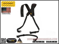 Emerson Emersongear D3CRM chest rig X-harness kit – front-facing view Multicam Black