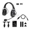 FMA FCS AMP PRO Tactical Headphones – left-side full view
