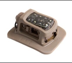 FMA Mercury9 Beacon tactical light – left-side full view, Dark Earth