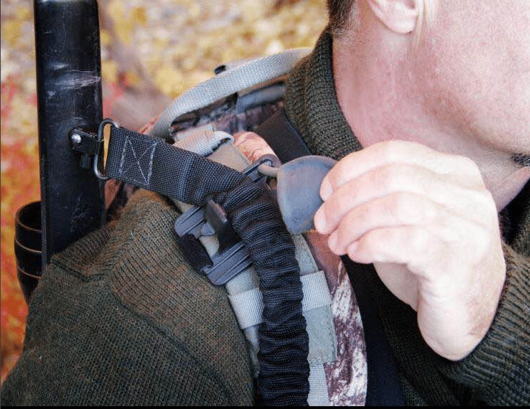 FMA PAK-Rat Sling Retention Clip – left-side full view, black