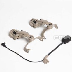 FMA COMTAC ARC rail bracket adapter – Dark Earth finish, left-side full view