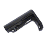 Tak Tak MFT stock – left-side full view, black polymer finish
