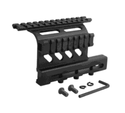 Tak Tak AK side rail with QD mount – left-side full view