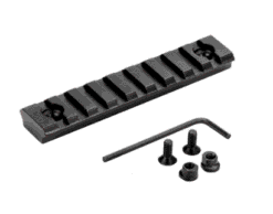 Tak Tak 9 Slot Aluminium Keymod Rail – left-side full view