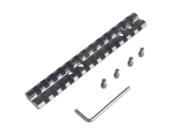 Tak Tak 13 slot metal rail 140mm – top-down full view