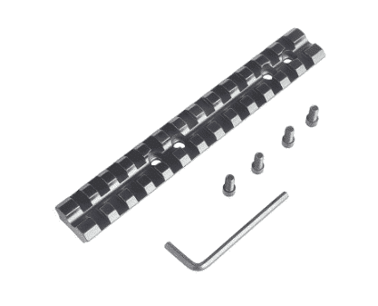 Tak Tak 13 slot metal rail 140mm – top-down full view